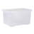 Wham Crystal 60L Plastic Storage Box Pack of 10 Clear