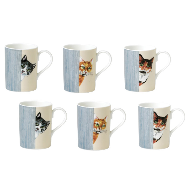 Ensemble de 6 tasses à café Annemone