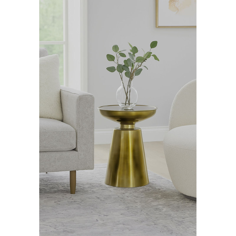 Annmarie Drum End Table