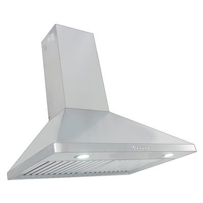 PROLINE 30" 900 CFM Ducted Wall Mount Range Hood in Brushed Stainless Steel