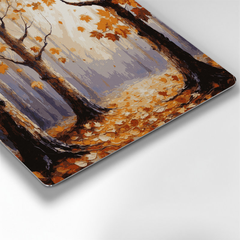 «Thanksgiving Fall Tree paysages», art mural en métal brun, H 16 po x l 16 po x P 0,05 po
