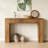 Wood Retangular Console table with sturdy base