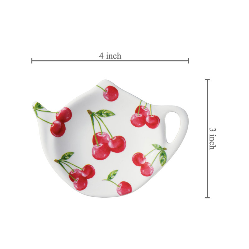 Set of 8 Teabag Holder Cherry