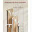 Porte-serviettes debout VASAGLE, blanc