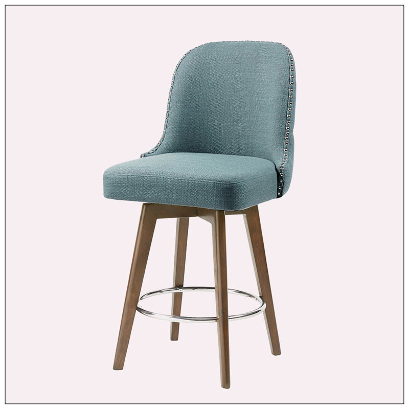 Tabouret de comptoir Kastner 25,5, Bleu