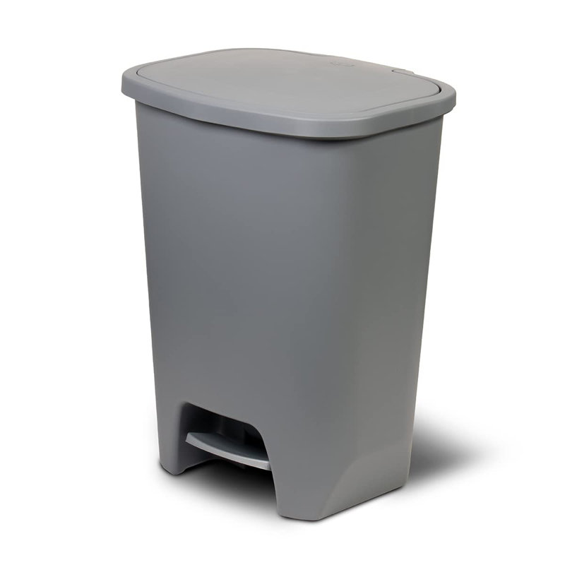 Poubelle en plastique GLAD 20 gallons, Gris, 20