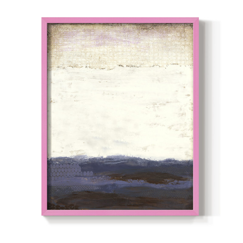 Éclat de rose V1, reproduction encadrée - bois massif, Cadre photo rose simple, H 10 po x l 8 po