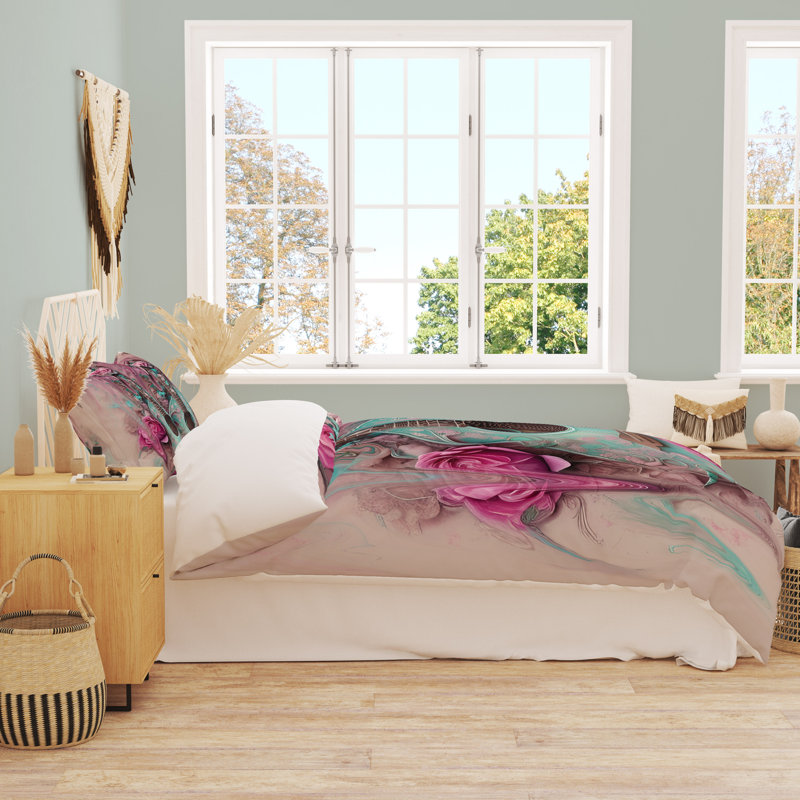 Abstract Duvet Cover, King Duvet Cover + 2 King Shams