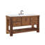 Meuble-lavabo simple 60 po avec plateau en quartz Bromley