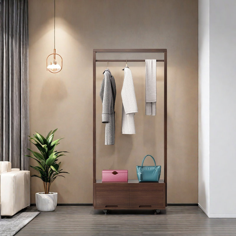 Versatile 360° Rotating Wardrobe with Storage