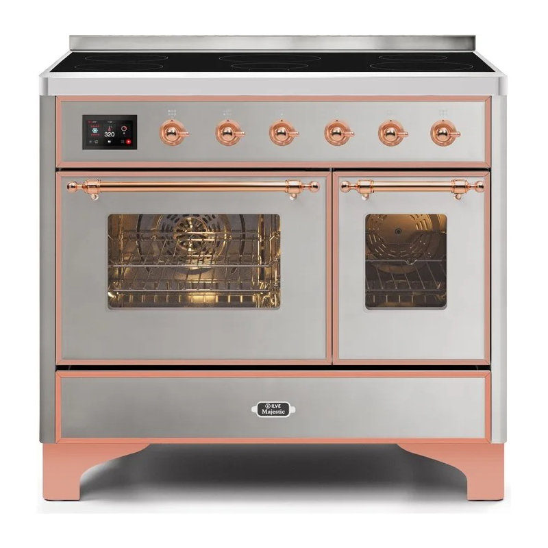 Majestic II 40" Freestanding Induction Range, Stainless Steel/Copper
