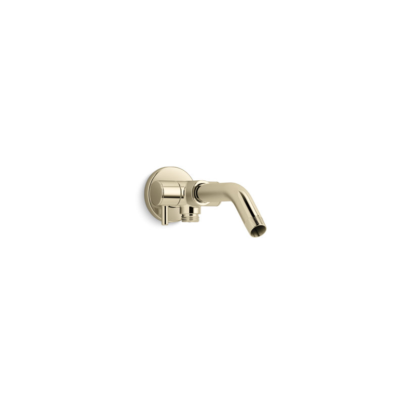 Showerarm with 3-Way Diverter, Gold