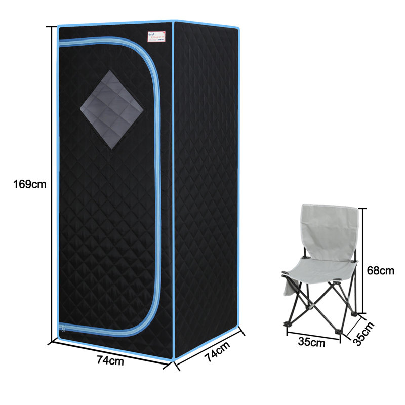 Infrared Heating - Keep Your Feet Warm And Relaxed Full Body Tent Chair & Double Zippers Included