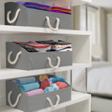 Sorbus Trapezoid Fabric Storage Box
