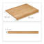 Bamboo Carving Board with Stopper Edge and Juice Groove