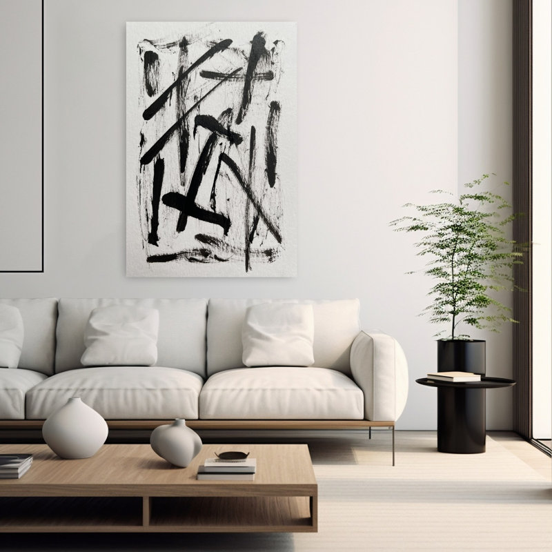 Art contemporain abstrait géométrique contemporain, H 60 po x l 40 po