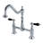 Kingston Brass Duchess Two-Handle 2-Hole Deck Mount Bridge Kitchen Faucet-28237591