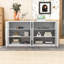 Buffet avec tablettes de rangement réglables pour la cuisine ou le salon-436387580