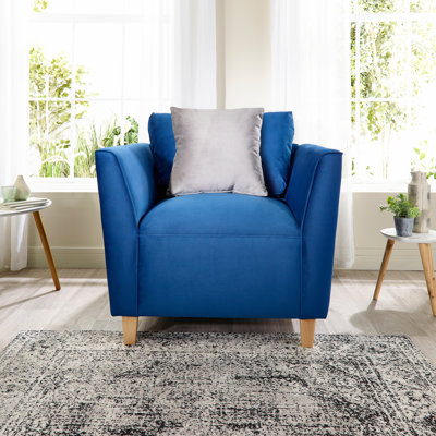 Audington Velvet Armchair