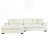 Mirod Large Sectional Sofa with Thick Cushions-1306370377