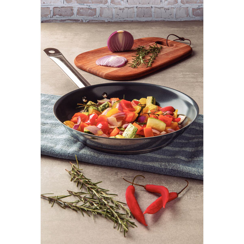 Stainless Steel Non-Stick Frying Pan, 20cm