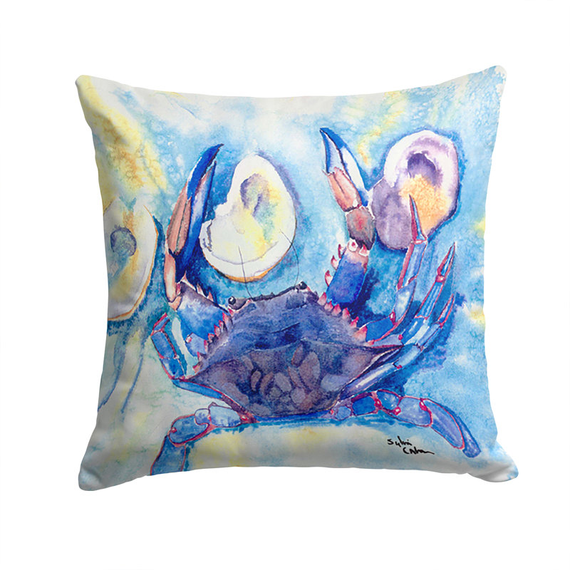 Coussin intérieur/extérieur bleu crabe