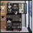29.2" Small Size Left Drawer Desktop Vanity Table + Cushioned Stool, Extra Large Right Sliding Mirror, Multi Layer High Capacity Storage, Practical Fashionable Dresser, Suitable For Small Space-2065700698