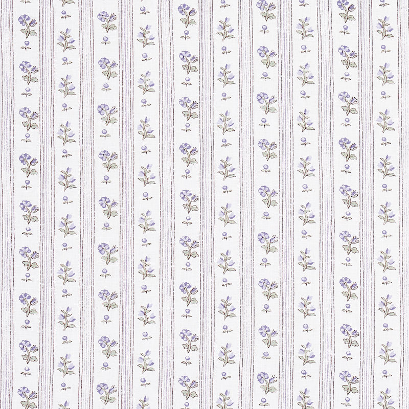 Cabanon Stripe Fabric, Violet