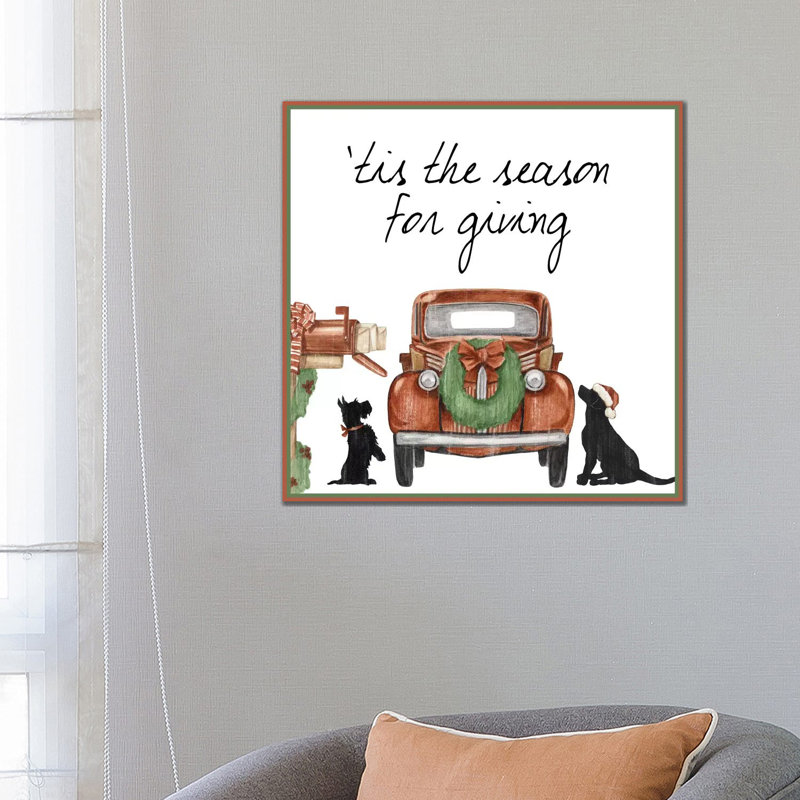 Country Christmas Collection A by Ethan Harper - No Frame Print on Canvas, 66.04 cm H x 66.04 cm W x 1.91 cm D