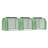 10' X 3' X 2.5' Mini Greenhouse, Portable Tunnel Green House With Roll-Up Zippered Doors, UV Waterproof Cover, Steel Frame, Green-123950929