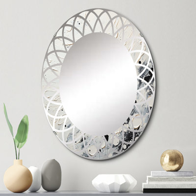 Pitcarin - Miroir mural moderne ovale