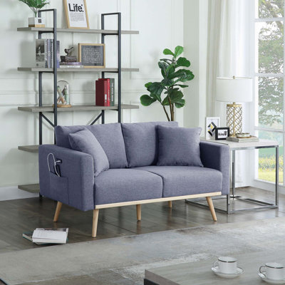Causeuse en tissu 56,5 po Easton