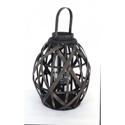 Lanterne de table en bambou