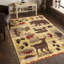 Tapis de couloir en polypropylène Rustic Elegance