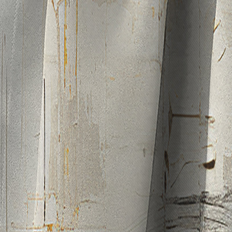 Beige et noir Divine Simplicity III - Peinture abstraite rideau occultant - 1 panneaux, L 52 po x L 63 po