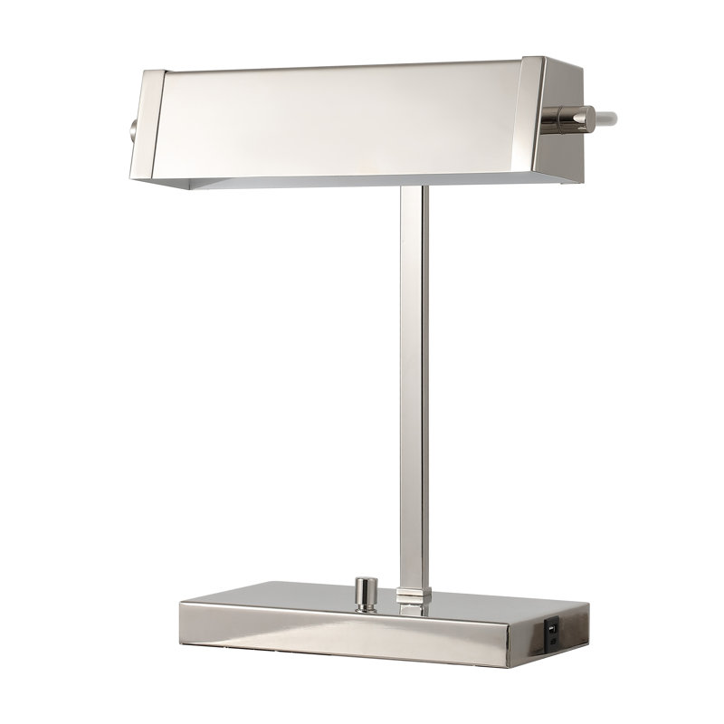 Gunsby 16.5" Metal Table Lamp w/ USB