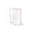 Clare Clear Crystal Clear Square Table Vase-1085742332
