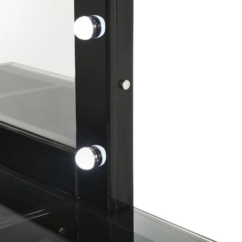 Ensemble de meuble-lavabo 2 pièces 2 pièces, Noir