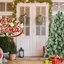  Arbre de Noël avec 66 pommes de pin - 988 pointes, branches mixtes en PVC et aiguilles dures, structure à charnières pour une installation facile, support en métal robuste - arbre de Noël complet réaliste, arbre de Noël-1359723861