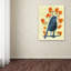 « blackbird oranges », reproduction sur toile tendue-23102767