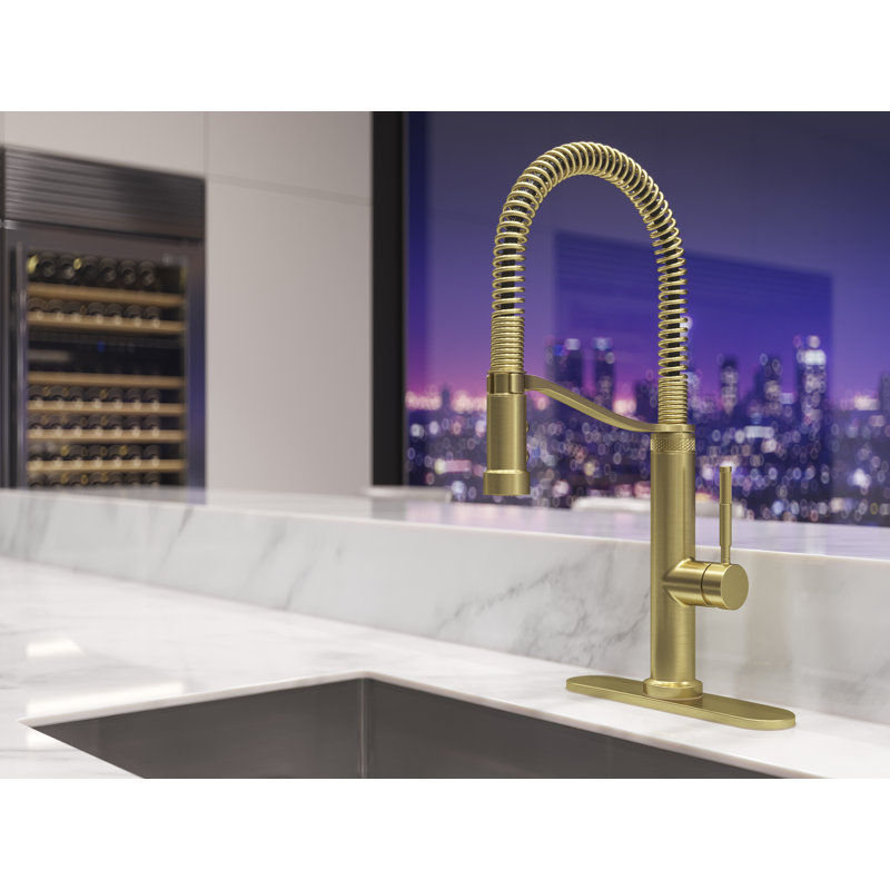 Pull Down Single Handle Kitchen Faucet