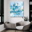 Art mural en verre acrylique "Exuant Summer Blue" par Danhui Nai-34134738