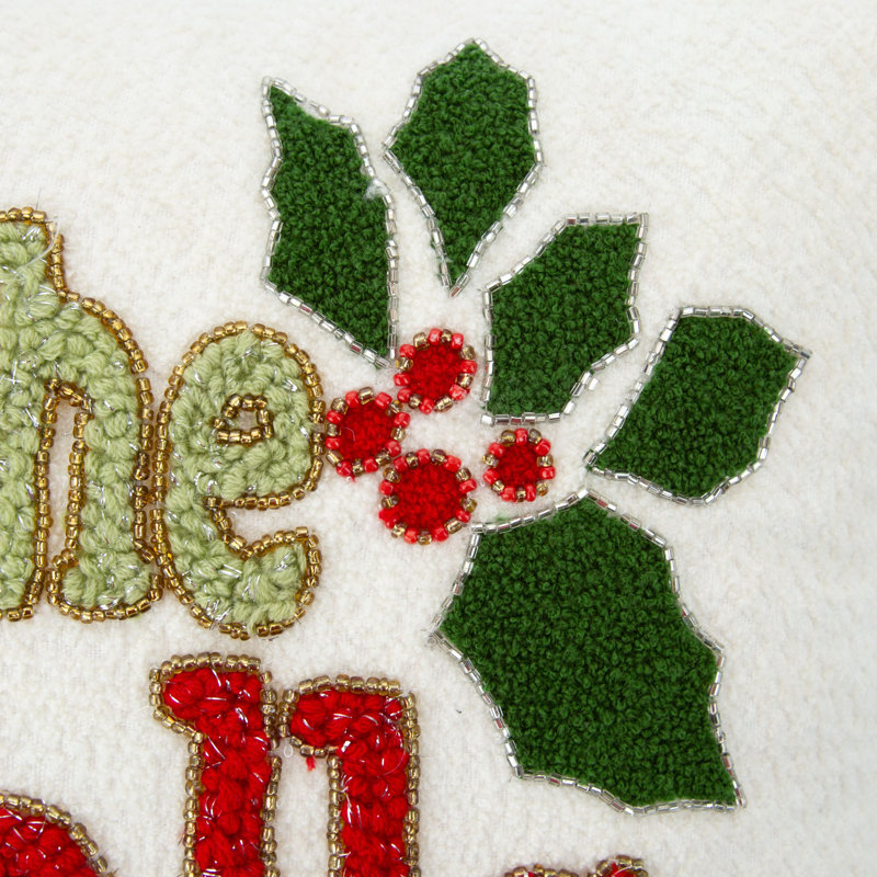  Coussin en coton Deck the Halls