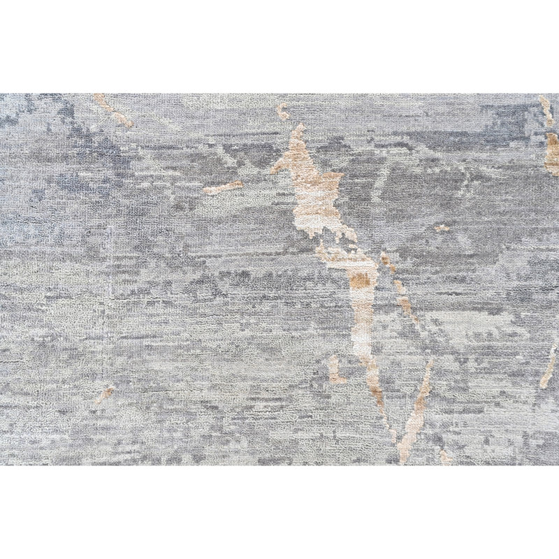 Handmade Wool Area Rug, Rectangle 5' x 8'