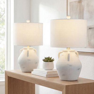 Lampe de table DEL en pot 20,5 po Altea