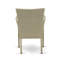Ensemble de mobilier d'extérieur en osier 5 pièces comprenant une table de bistro rectangulaire avec plateau en verre et 4 fauteuils de balcon avec coussin, lin naturel-395215663-306551749