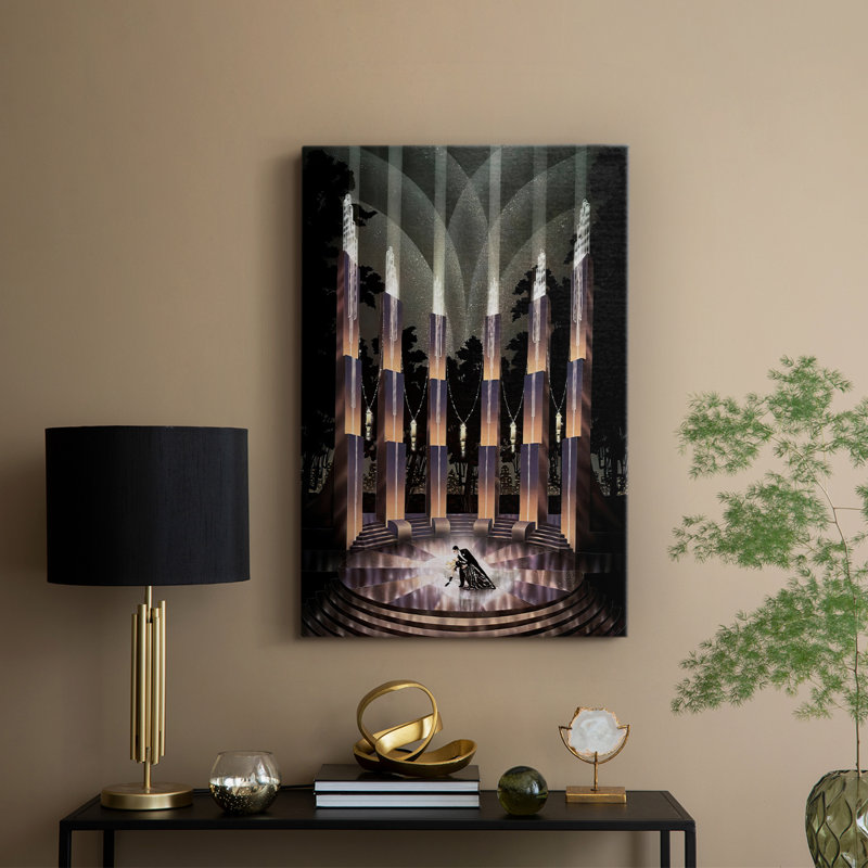 Nocturne - Galerie Cavas sur mesure, H 36 po x l 24 po