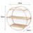 3 Piece Circle Accent Shelf