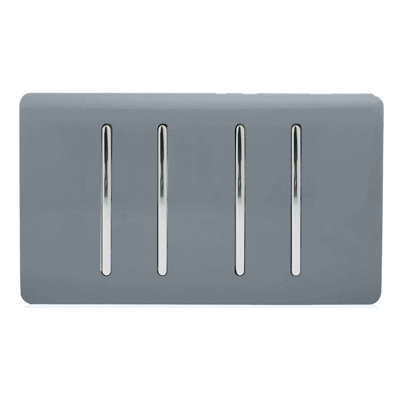Trendi Switch 4 Gang 1 or 2 Way Light Switch