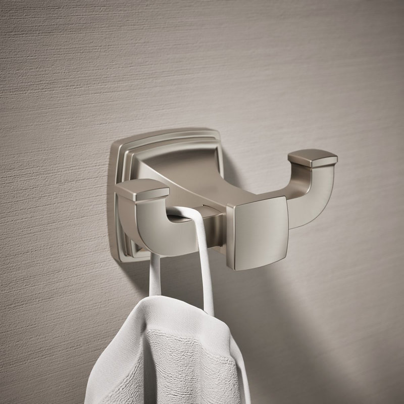 Wall Mounted Robe Hook, Silver